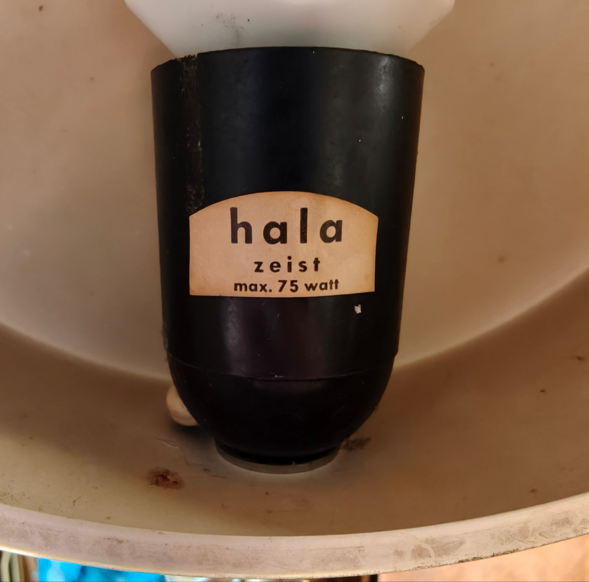 Hala Zeist bureaulamp - vintage industrieel design (bruin/messing)
