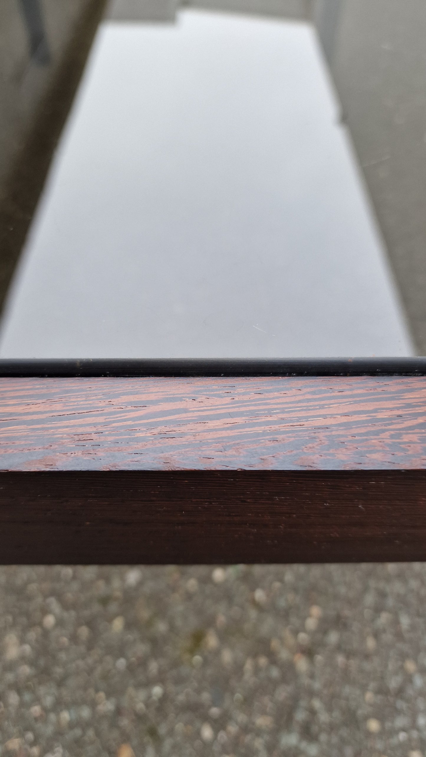 Kho Liang Ie Coffee Table for Spectrum – Wengé & Smoked Glass (1960s Design)