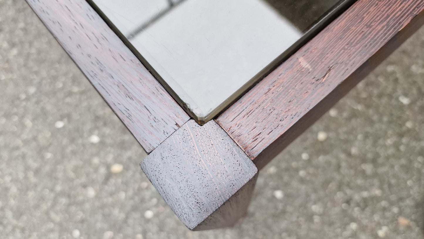 Kho Liang Ie Coffee Table for Spectrum – Wengé & Smoked Glass (1960s Design)