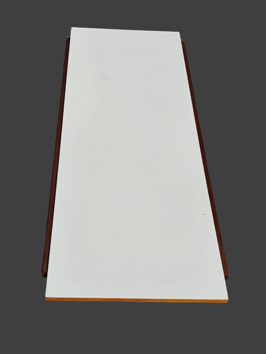 Vintage Deense Salontafel met Omkeerbaar Blad – Mid-Century Design